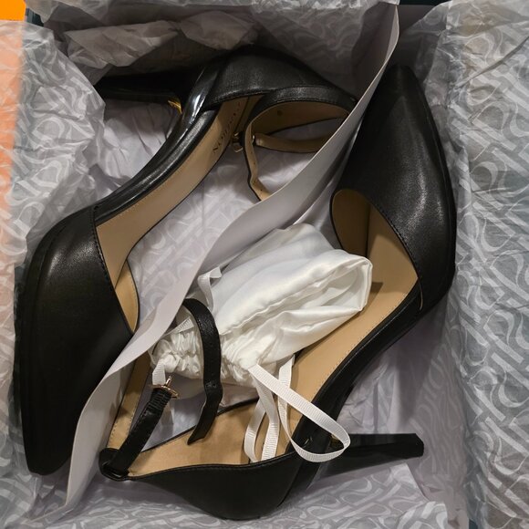 Pashion The D'Orsay - Coal Leather + 4" Stiletto Heel Kit - Size 9 - Picture 1 of 6